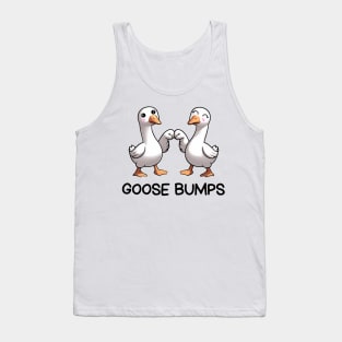 Funny Goose Bumps Cute Geese Fist Bump Friendship Gift For Goose Lover Girls Tank Top